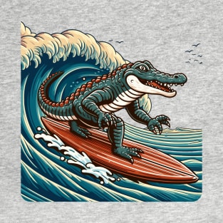 crocodile surfer T-Shirt